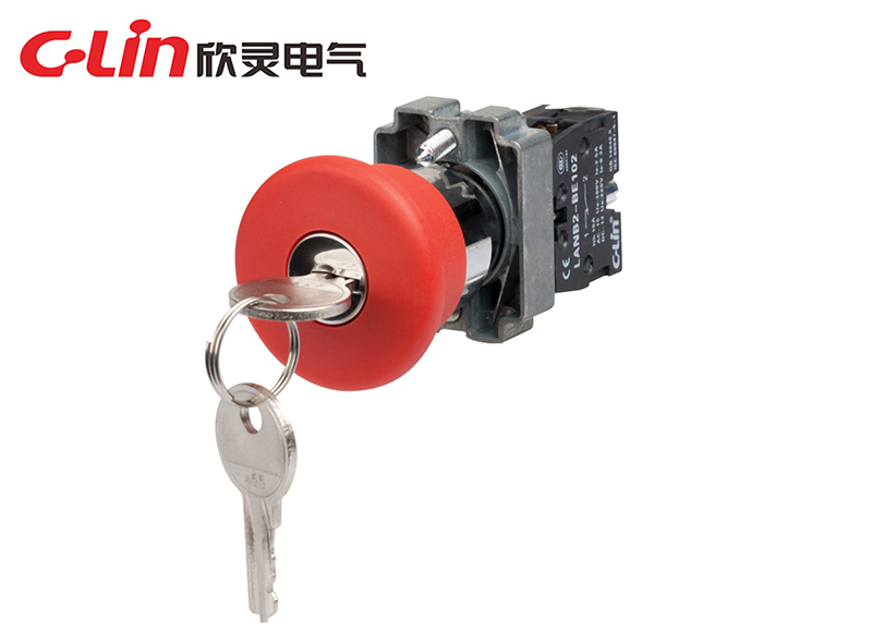 LANB2-BS142帶鑰匙轉(zhuǎn)動(dòng)復(fù)位緊急鈕